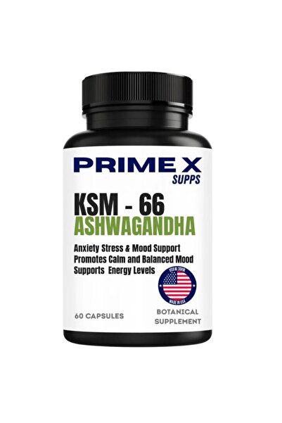 Primexsupps KSM-66 Ashwaga.ndh.an 60 Kapsül