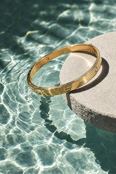 The Klōi RIVET GOLD — 925 Ayar Gümüş Bileklik