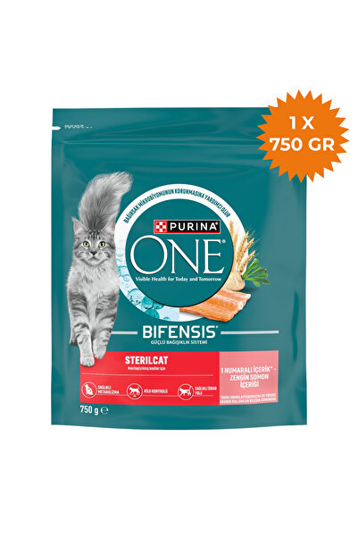 Purina One Steril Kedi Maması Somonlu 1 X 750 Gr