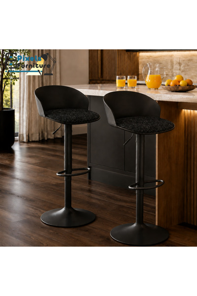 PixelsFurniture Pixel Furniture Adjustable Bar Stool Modern Design Swivel Sty...
