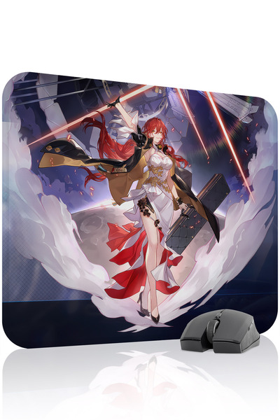 mousepad bastir Himeko Honkai: Star Rail Anime V4 - 48x40 Gaming Mouse Pad Αν...