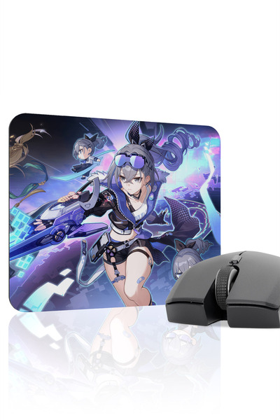mousepad bastir Αντιολισθητική βάση ποντικιού για gaming Silver Wolf Honkai: ...