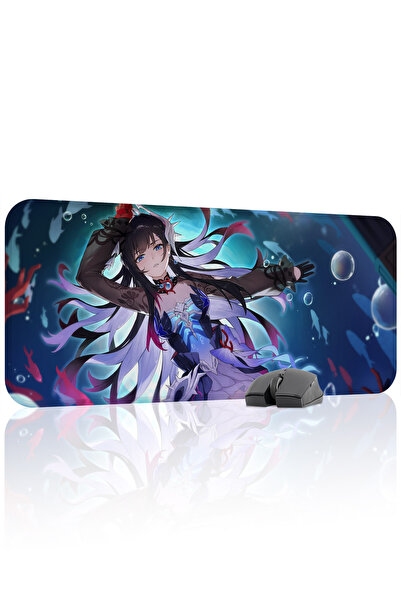 mousepad bastir Hysilens Honkai: Star Rail Anime V5 - 70x30 Gaming Mouse Pad ...
