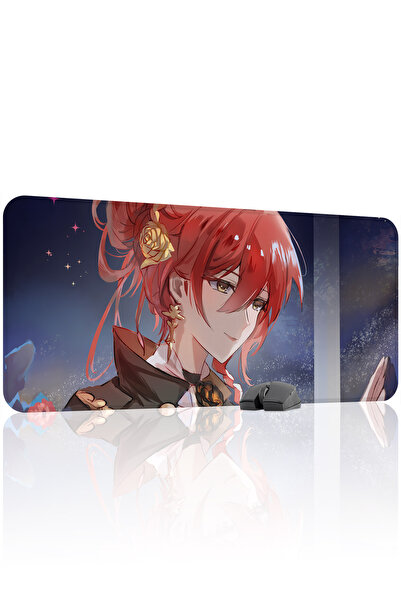 mousepad bastir Himeko Honkai: Star Rail Anime V3 - 90x40 Gaming Mouse Pad Αν...