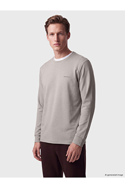 LC Waikiki Rmz Gi̇yi̇m Farkiyla Zero Roba Collar Men's Sweatshirt