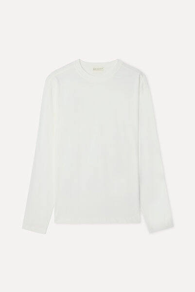 Mudo Men's Off-White Crew Neck Sweatshirt