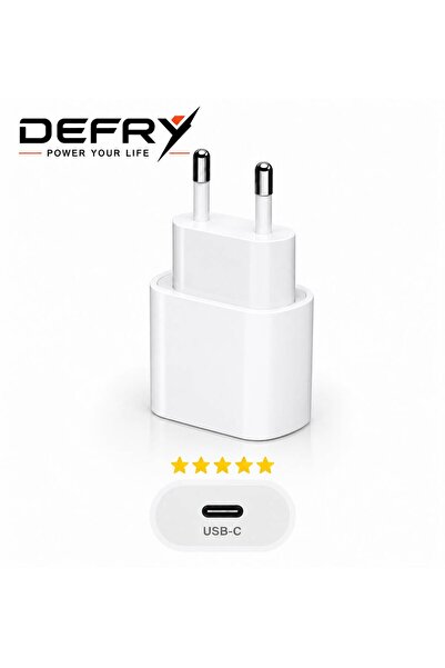 İphone Tüm İphone Modellerine Uyumlu 20 Watt (USB-C) Hızlı Şarj Güç Adaptörü Tek Şarj Kafa 20W PD 3.0