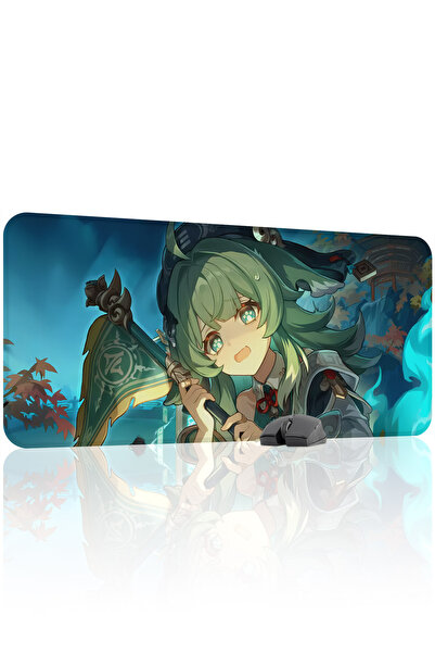 mousepad bastir Huohuo Honkai: Star Rail Anime V5 - 90x40 Gaming Mouse Pad Αν...