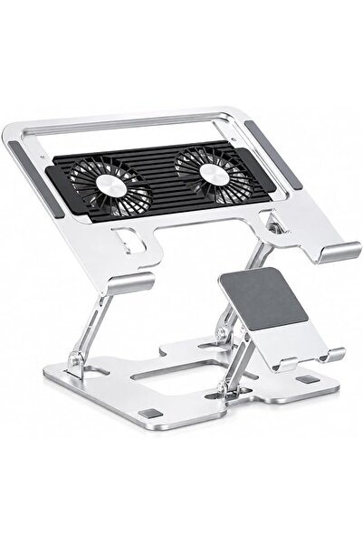 GENERAL Laptop Stand Adjustable 360° Rotating Base Ergonomic Notebook Riser F...