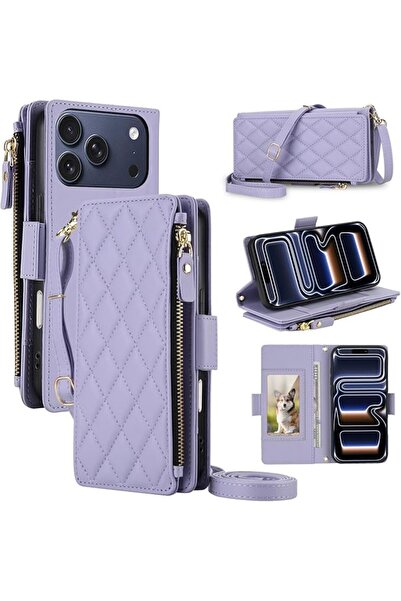 GENERAL Case for iPhone14,Leather Wallet Phone Case with Card Holder & Zipper...