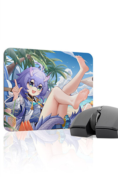 mousepad bastir Bailu Honkai: Star Rail Anime V2 - 22x18 Gaming Mouse Pad Αντ...
