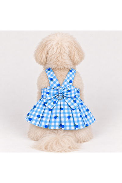 CONDELSA Special Design Dog Dress Dog Collar - 100% Cotton Muslin