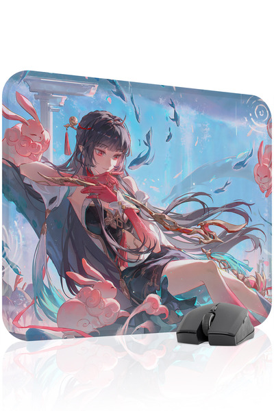 mousepad bastir Lingsha Honkai: Star Rail Anime V3 - 48x40 Gaming Mouse Pad Α...