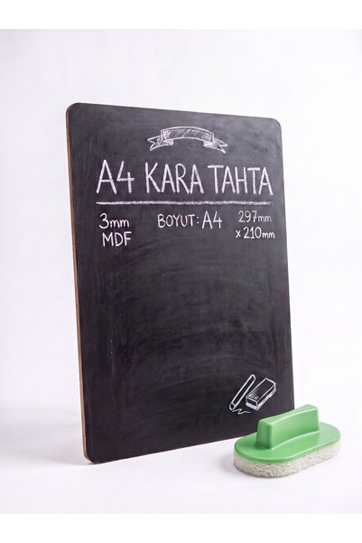 Rapithwin A4 Kara Tahta ve Kara Tahta Silgisi Seti