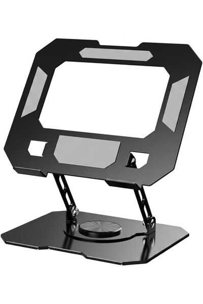 Generic Carbon Steel Laptop Stand حامل لابتوب, Heavy Duty Desk Riser, 360° Ro...