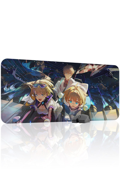 mousepad bastir Gepard Honkai: Star Rail Anime V3 - 90x40 Gaming Mouse Pad Αν...