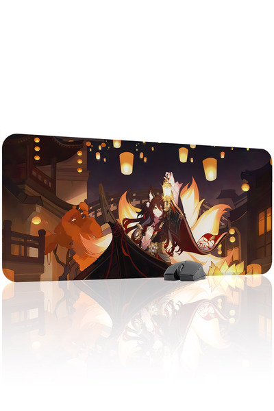 mousepad bastir Fugue Honkai: Star Rail Anime V2 - 90x40 Gaming Mouse Pad Αντ...