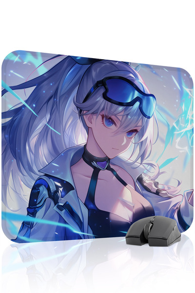 mousepad bastir Αντιολισθητική βάση ποντικιού gaming Silver Wolf Honkai: Star...