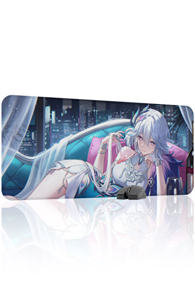 mousepad bastir Yao Guang Honkai: Star Rail Anime V5 - 90x40 Gaming Mouse Pad...