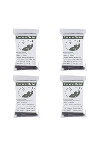Choice 4PCS 1-10PCS Emergency Blanket Outdoor Survive First Aid Military Resc...