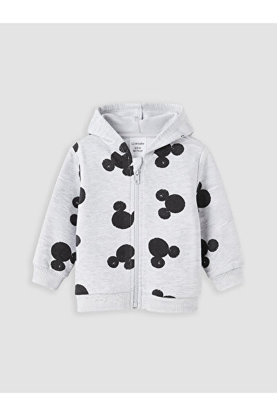 LC Waikiki Two Mt Shop Quality Lcw Baby Gray Mickey Mouse Printed Baby Boy Zi...