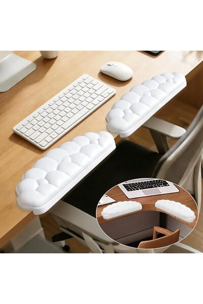 LBMT Keyboard Wrist Rest, 2 PCS L-Shaped Memory Foam Elbow Keyboard Wrist Pad...