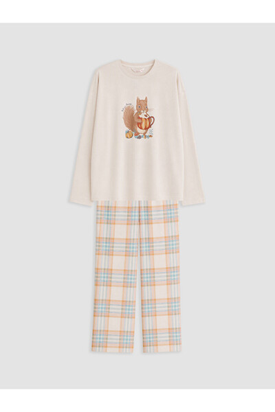 LC Waikiki I Sıfır Roba Yaka Printed Women's Pajama Set from Freezen Store