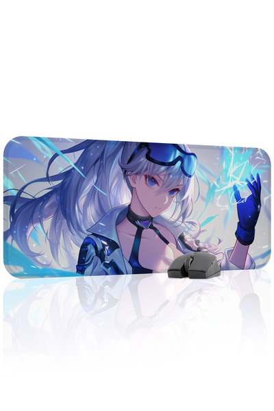 mousepad bastir Αντιολισθητική βάση ποντικιού gaming Silver Wolf Honkai: Star...