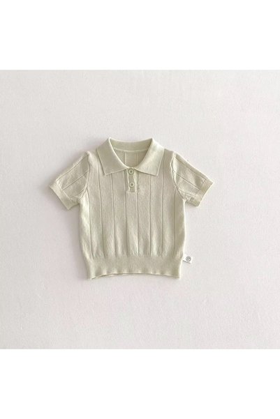 Generic Brand Boy's T-Shirt with Polo Cut