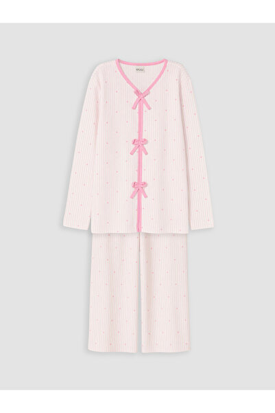 LC Waikiki I Bowknot Detailed Girls' Pajama Set from Freezen Store