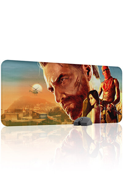 mousepad bastir max payne 90x40 Mouse Pad pentru gaming, antiderapant, cu baz...