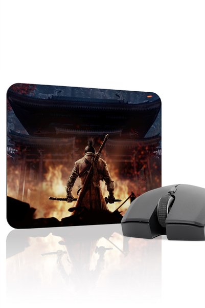 mousepad bastir Sekiro 22X18 Gaming Mouse Pad Non-Slip Rubber Base Mouse Mat V2