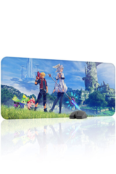 mousepad bastir Xenoblade Chronicals 90x40 Gaming Mouse Pad Αντιολισθητική βά...