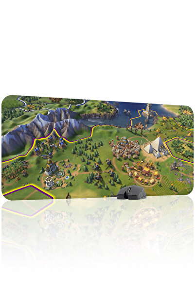 mousepad bastir Civilization 90x40 Gaming Mouse Pad για παίκτες, Αντιολισθητι...