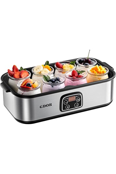 Gdor Yogurt Maker Machine with Adjustable Temp & Time, 48H Timer Digital, 8×6...