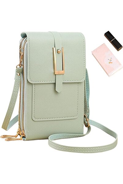 Generic Cell Phone Bags for Women Touchscreen Smooth Zipper PU Leather Waterp...