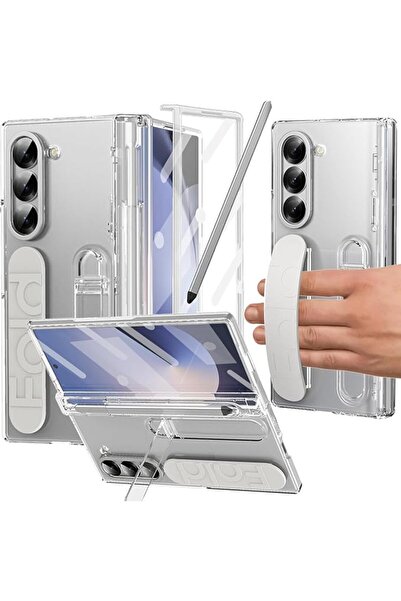 Aookay for Z Fold 8 Ultra Case: 5-in-1 Cover with Hand Strap & Hinge Protecti...