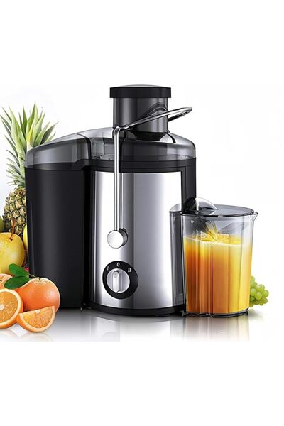 REOCLE Juicer Extractor, Large 2L Pulp Container, 1L Juice Collector, High-Po...