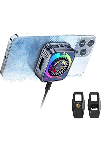 KASTWAVE Magnetic Semiconductor Phone Cooler & Radiator Fan, Type-C Wired wit...