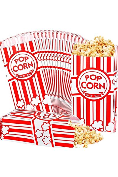 X SPRING Popcorn Bags, 100 PCS 90x60x21mm Portable Popcorn Maker Bags, Reusab...