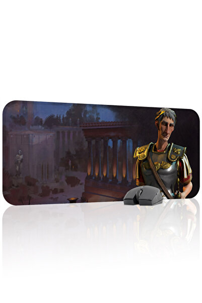 mousepad bastir Civilization 70x30 Gaming Mouse Pad για παίκτες, Αντιολισθητι...