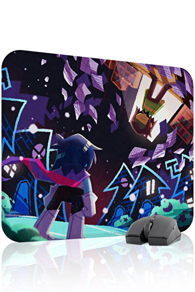 mousepad bastir Deltarune 48x40 Mouse Pad pentru gaming, cu bază anti-aluneca...