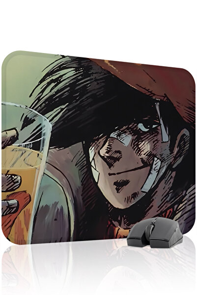 mousepad bastir Ashita no Joe Anime 48x40 Mouse Pad pentru gaming, antiderapa...