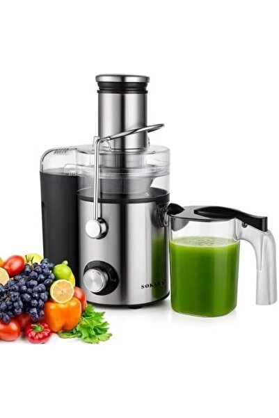 Generic عصارة بطيئة الدوران، 1200 واط، 1.5 لتر، جهاز استخراج العصير بالضغط ال...