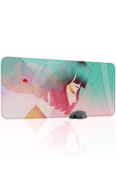 mousepad bastir Gris 90x40 Gaming Mouse Pad Αντιολισθητική βάση από καουτσούκ...
