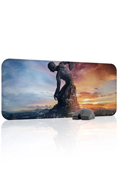 mousepad bastir Civilization 70x30 Gaming Mouse Pad για παίκτες, Αντιολισθητι...