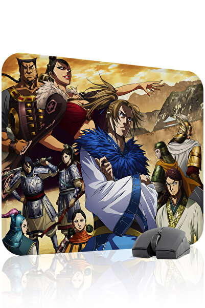 mousepad bastir Kingdom Anime 48x40 Gaming Mouse Pad για παίκτες, Αντιολισθητ...