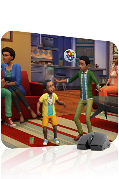 mousepad bastir The Sims 48x40 Gaming Mouse Pad για παίκτες, Αντιολισθητική β...