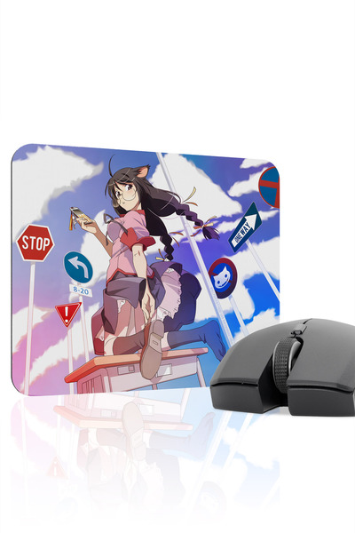 mousepad bastir monogatari Anime 22x18 Mouse Pad pentru gaming, antiderapant,...