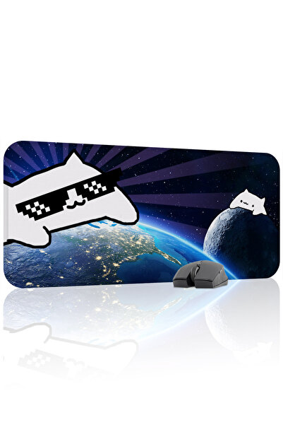 mousepad bastir Bongo Cat 70x30 Gaming Mouse Pad Αντιολισθητική βάση από καου...
